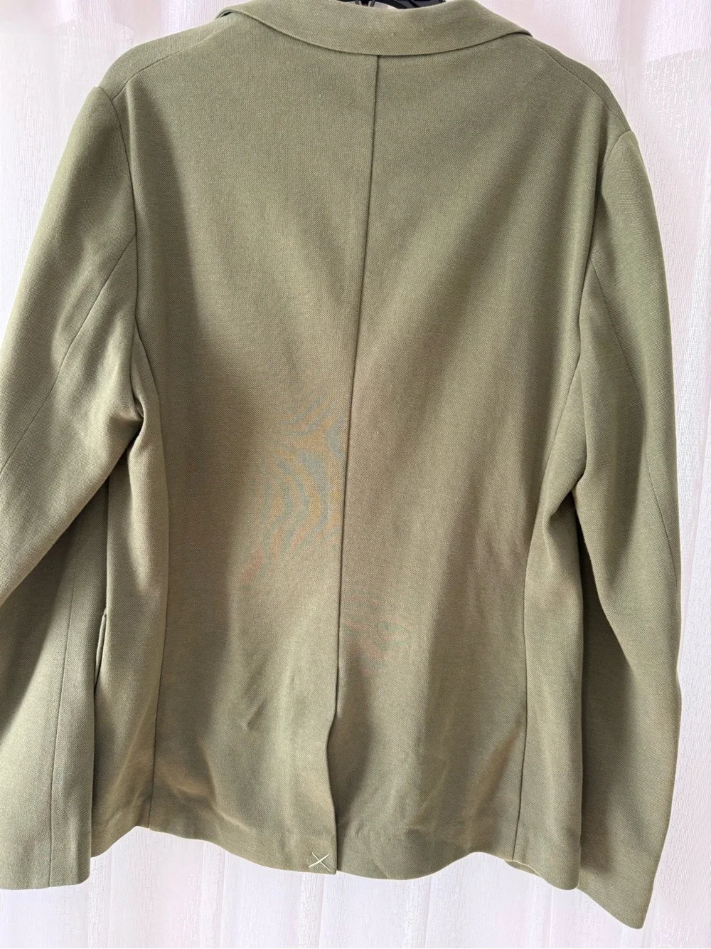 Harry Brown/Blazer/Mens/Sz.40Reg./Green/Patch Pocket/Boxy Fit/One Button/Soft/